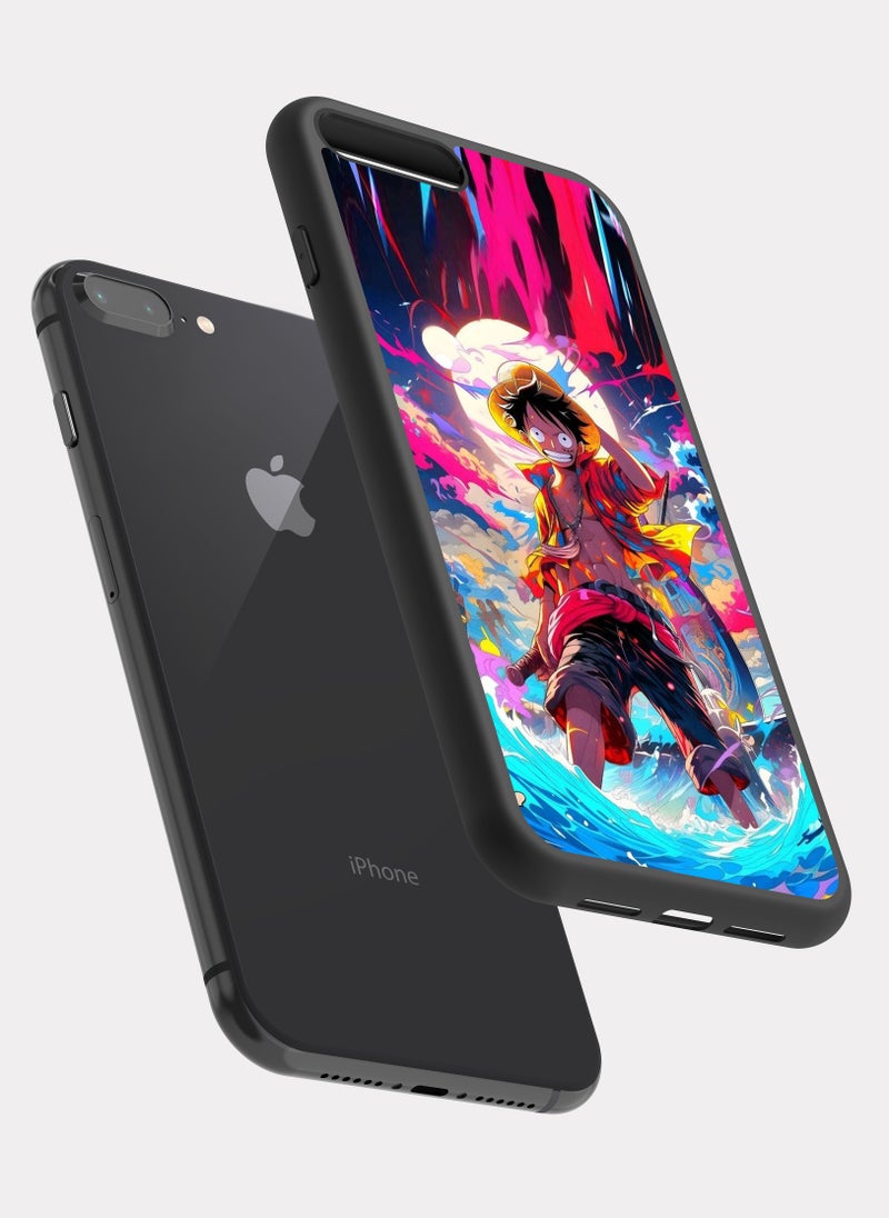 بكسلات كفر ايفون 7 بلس ون بيس لوفي متعدد الالوان - Image 2