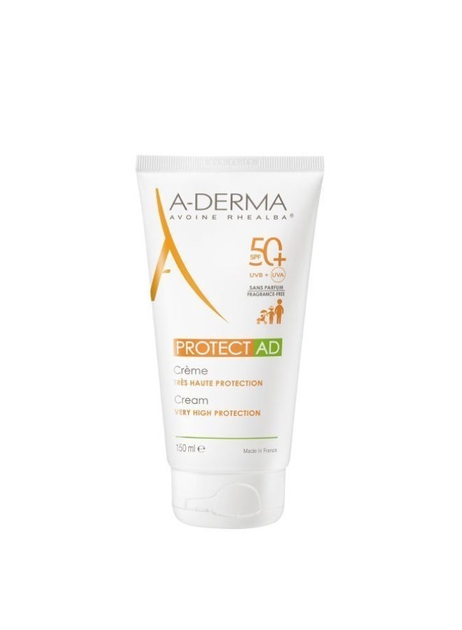 A-Derma Protect AD Cream Pro Sunblock SPF50 + Atopic Skin 150ml - Image 4