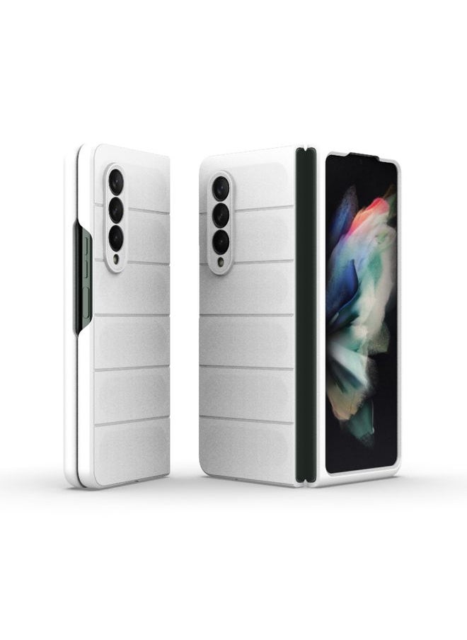 Generic Case Cover For Samsung Galaxy Z Fold3 5G Magic Shield Fold PC Shockproof Phone Case White 