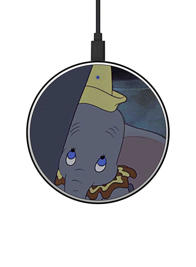 NIBEMINENT 15W Ultra Slim Fast Wireless Charger Multicolour