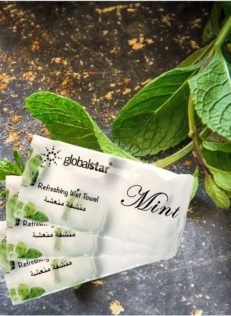 globalstar Globalstar Refreshing Wet Towels - Premium Perfumed Cotton Towels for Daily Hygiene and Freshness - Available in Packs of 20, 40, 60  - Image 3