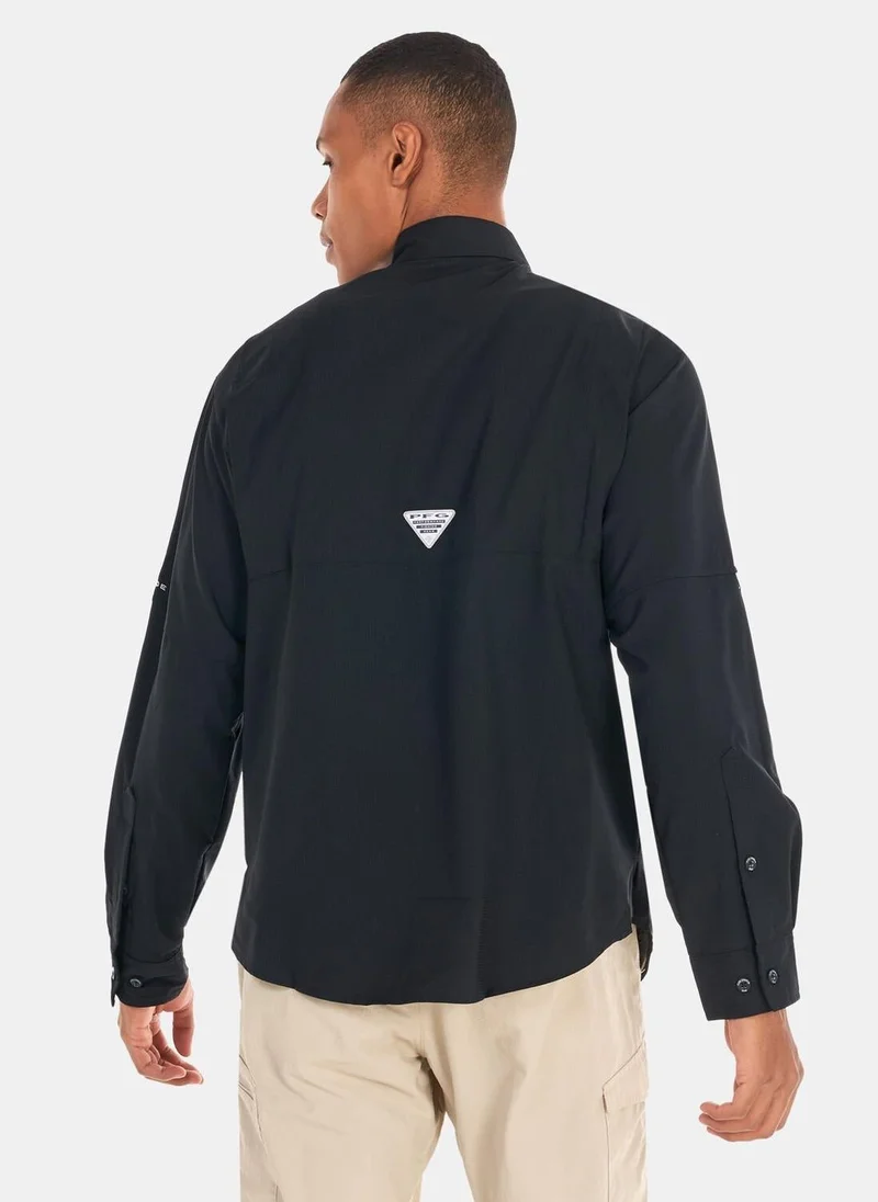 Columbia Black Tamiami™ II Long-Sleeve Shirt for Men | Best Price UAE
