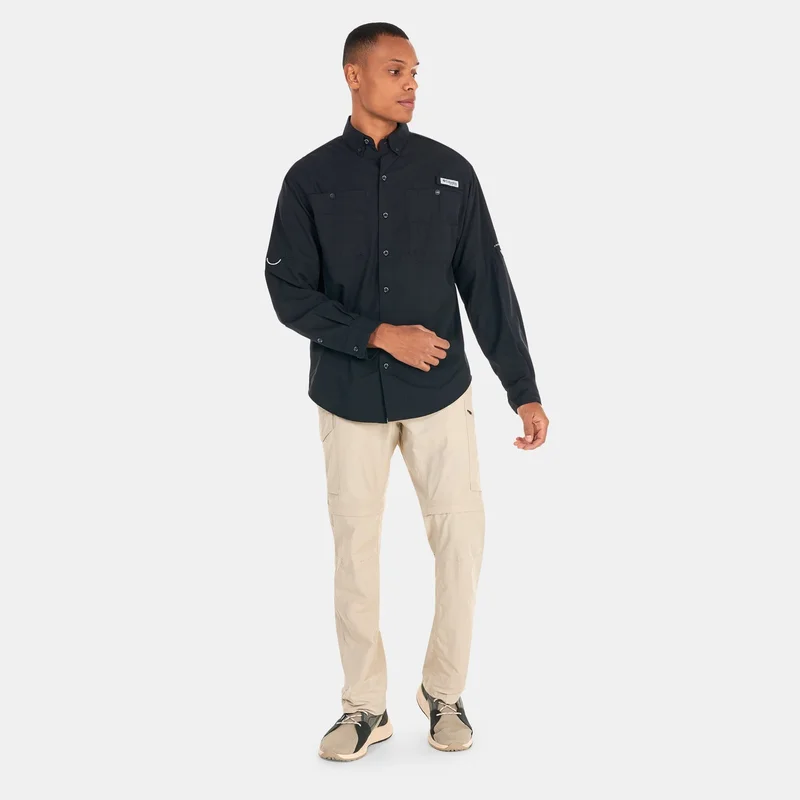 Columbia Black Tamiami™ II Long-Sleeve Shirt for Men | Best Price UAE