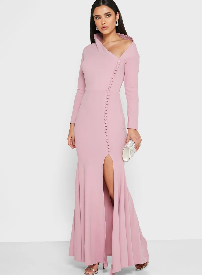 Threadz by Ajooni Asymmetric Bodycon Dress