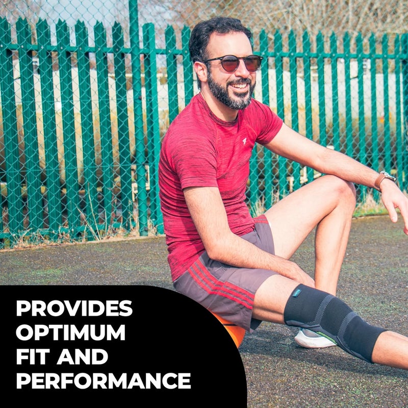 VITTO Knee Support for Women Men Knee Brace for Meniscus Tear Arthritis Joint Pain Ligament Injury Knee Compression Sleeve for Running or Weight Lifting M - Image 3
