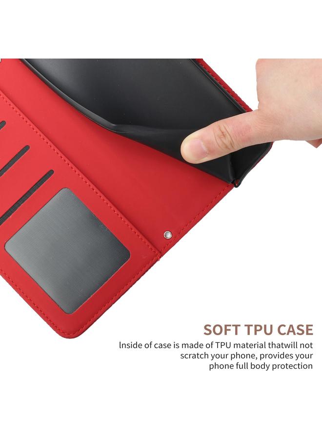 S-TOP Case For Redmi Note 14 4G 164.84mm EU Version Skin Feel Butterfly Embossed Flip Leather Phone Case - Image 4