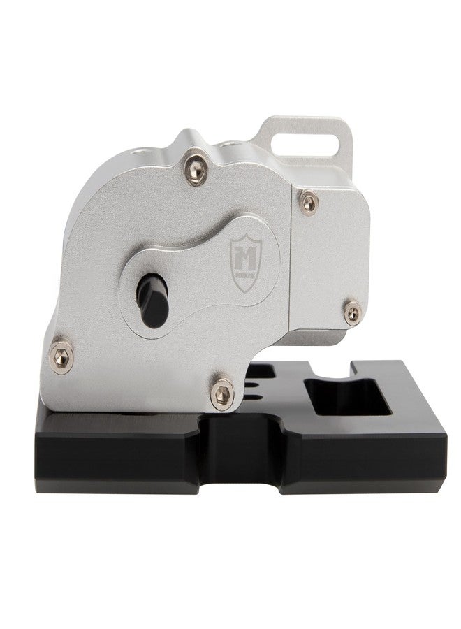 MEUS RACING V2 LCG Transmission Overdrive Gearbox for Axial SCX10 1/10 RC Crawler Upgrades (Silver) - Image 4