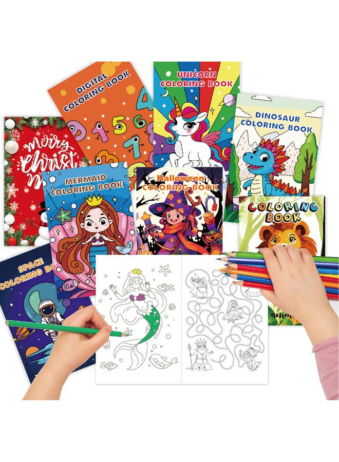 Bluejw Party Pack Coloring Books Party Coloring Pack Suitable For Children Birthday Theme Party - Image 2