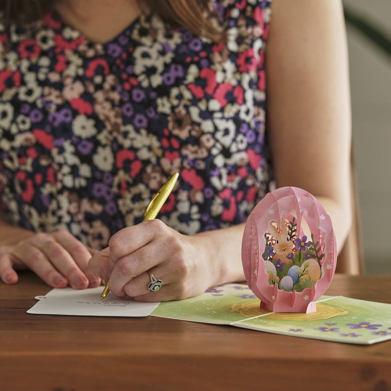Lovepop Egg 3D Pop-Up Easter Card for Kids - for Boys, Girls, Him, Her - Floral Greeting Card - 5" x 7" - Envelope Included - Image 3