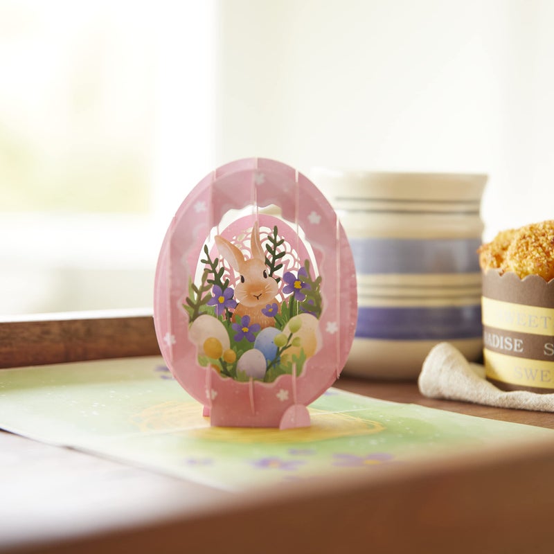 Lovepop Egg 3D Pop-Up Easter Card for Kids - for Boys, Girls, Him, Her - Floral Greeting Card - 5" x 7" - Envelope Included - Image 5