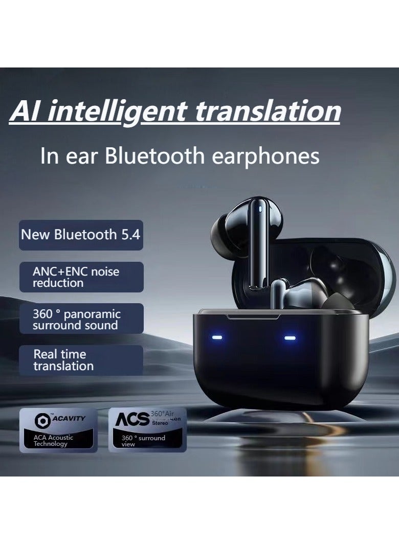 China Made AI Translation Earbuds - Bluetooth 5.4, 40-Language AI, ENC Call & 13mm Bio-Driver - Image 1