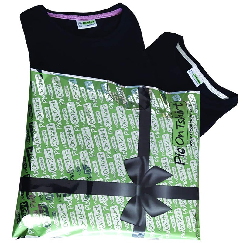picontshirt طقم قمصان متطابقة للأزواج المتزوجين هدية زفاف للزوج والزوجة ذكرى زواج حديثي الزواج XXL/XL أسود - Image 5