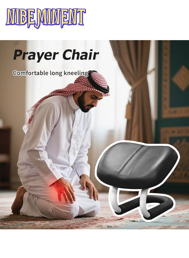 NIBEMINENT Prostration Chair - Prayer Chair for Muslims, Adjustable Meditation Chair with Soft Cushion - Image 2