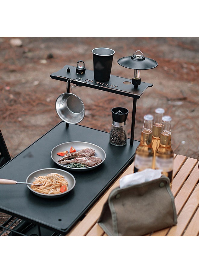 Generic - ISE MOUNT Camping Table Rack Multifunctional Desktop Storage Rack Detachable Lamp Stand Cookware Hanger Shelf for Outdoor Camping Picnic Backpacking BBQ - Image 1