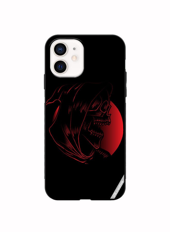 VR CREATIVE Protective Case Cover For Apple iPhone 12 mini Screaming Reaper Design Multicolour - Image 1