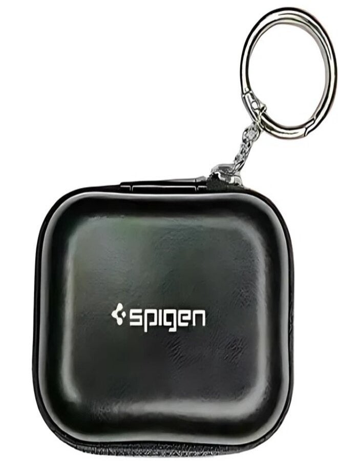 Spigen Universel Leather Case Cover For AirPods Pro Matte Black - Image 1