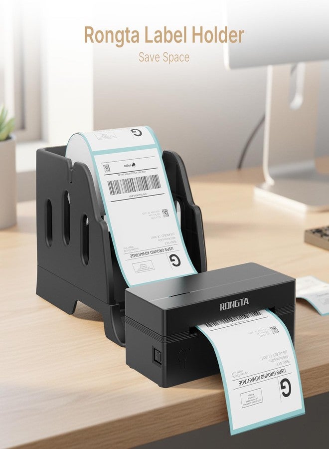 Rongta Label Holder for 4x6 Thermal Printers, Thermal Stickers Holder for Desktop Thermal Printer, Label Dispenser, Supplies for Office, Home for Small Business, Black - Image 5