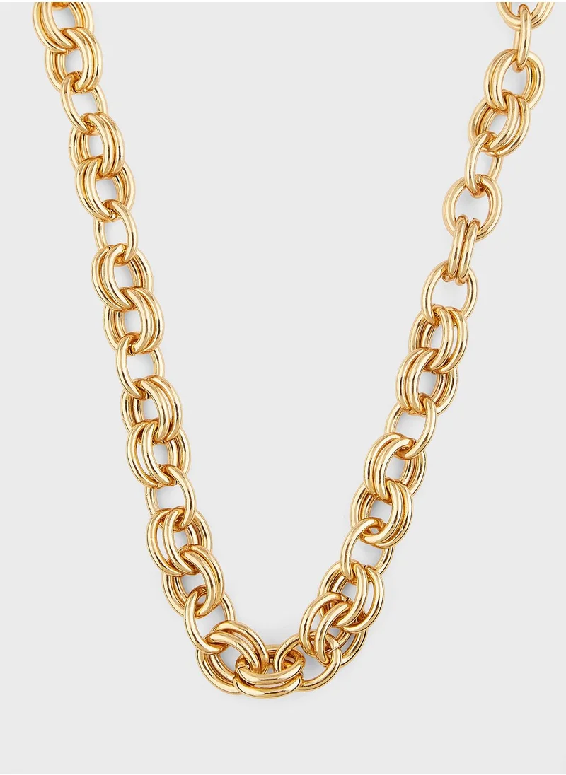 Fashionbox Anais Chain Gold Plated Necklace