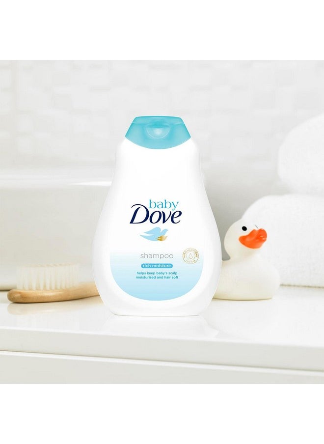 Baby Dove - Shampoo 400 Ml, Mild No Tears Rich Moisture Baby Shampoo For Kids, Gentle Care For Baby'S Soft Hair - No Sulphates No Paraben Shampoo - Image 1