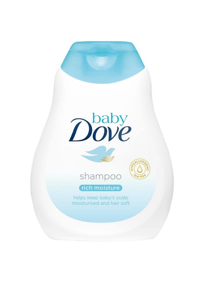 Baby Dove - Shampoo 400 Ml, Mild No Tears Rich Moisture Baby Shampoo For Kids, Gentle Care For Baby'S Soft Hair - No Sulphates No Paraben Shampoo - Image 1