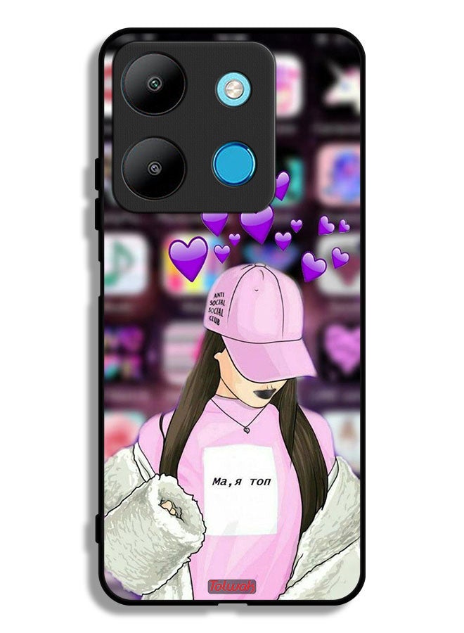 Infinix Smart 7 Protective Case Cover Anti Social Club