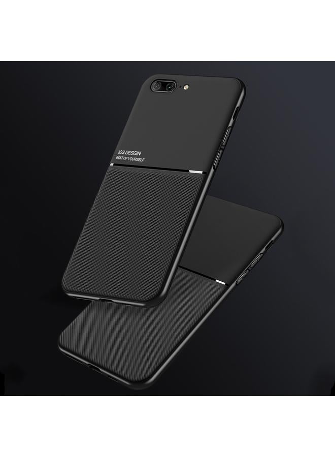 S-TOP Case For iPhone SE 2022 / SE 2020 / 8 / 7 Classic Tilt Strip Grain Magnetic Shockproof PC + TPU Case - Image 2