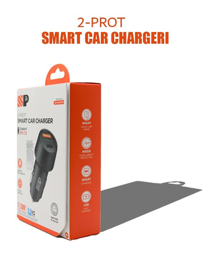 iSNUP Fast car charger with USB and PD - Image 5