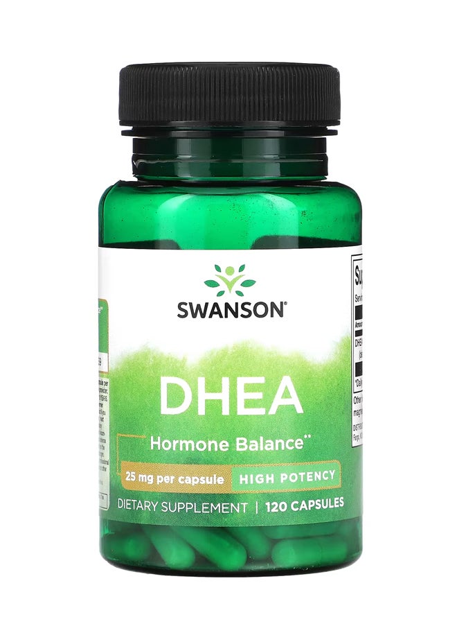 SWANSON DHEA High Potency 25 mg 120 Capsules