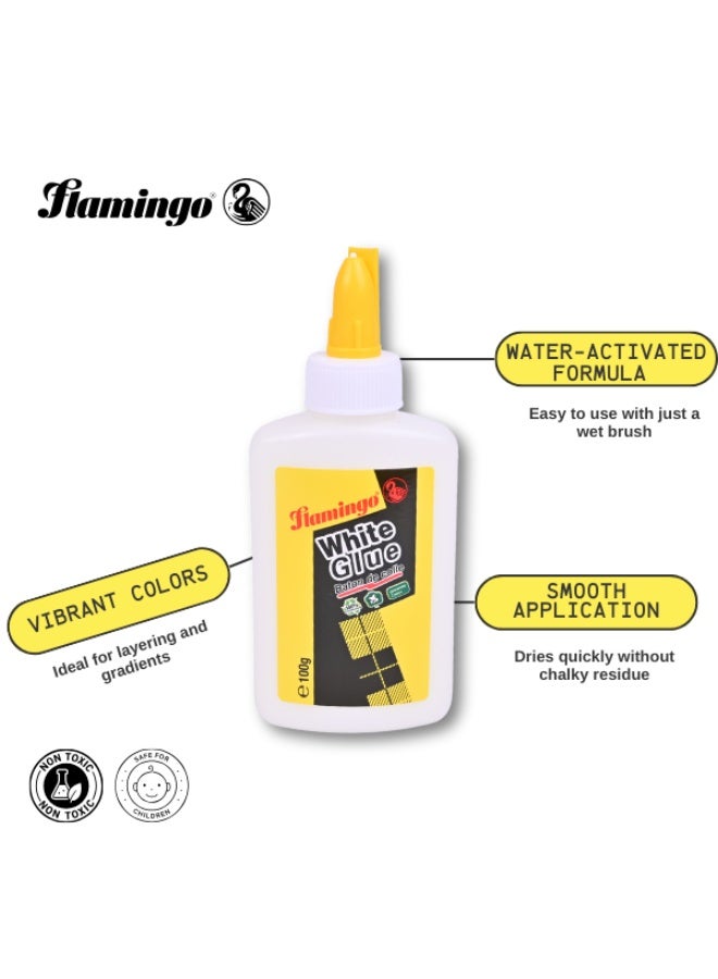 Flamingo White Glue – 100g – Multi-Purpose Adhesive - Image 2