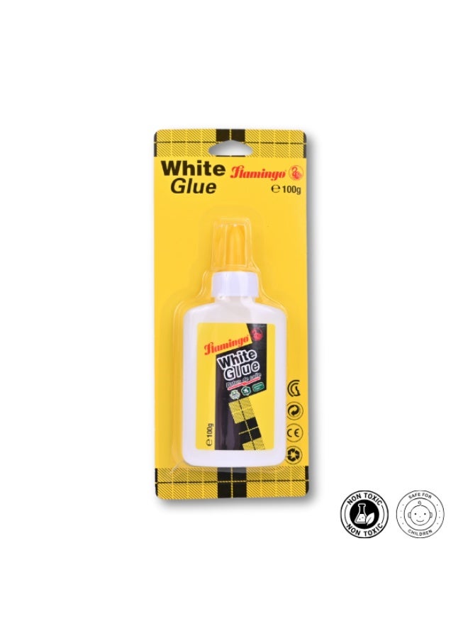 Flamingo White Glue – 100g – Multi-Purpose Adhesive - Image 1
