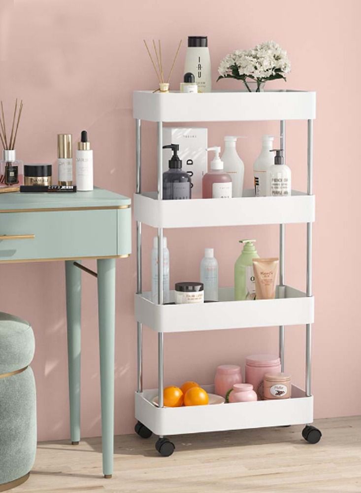 DubaiGallery 4-Tier Bathroom Trolley Storage rack - Image 4