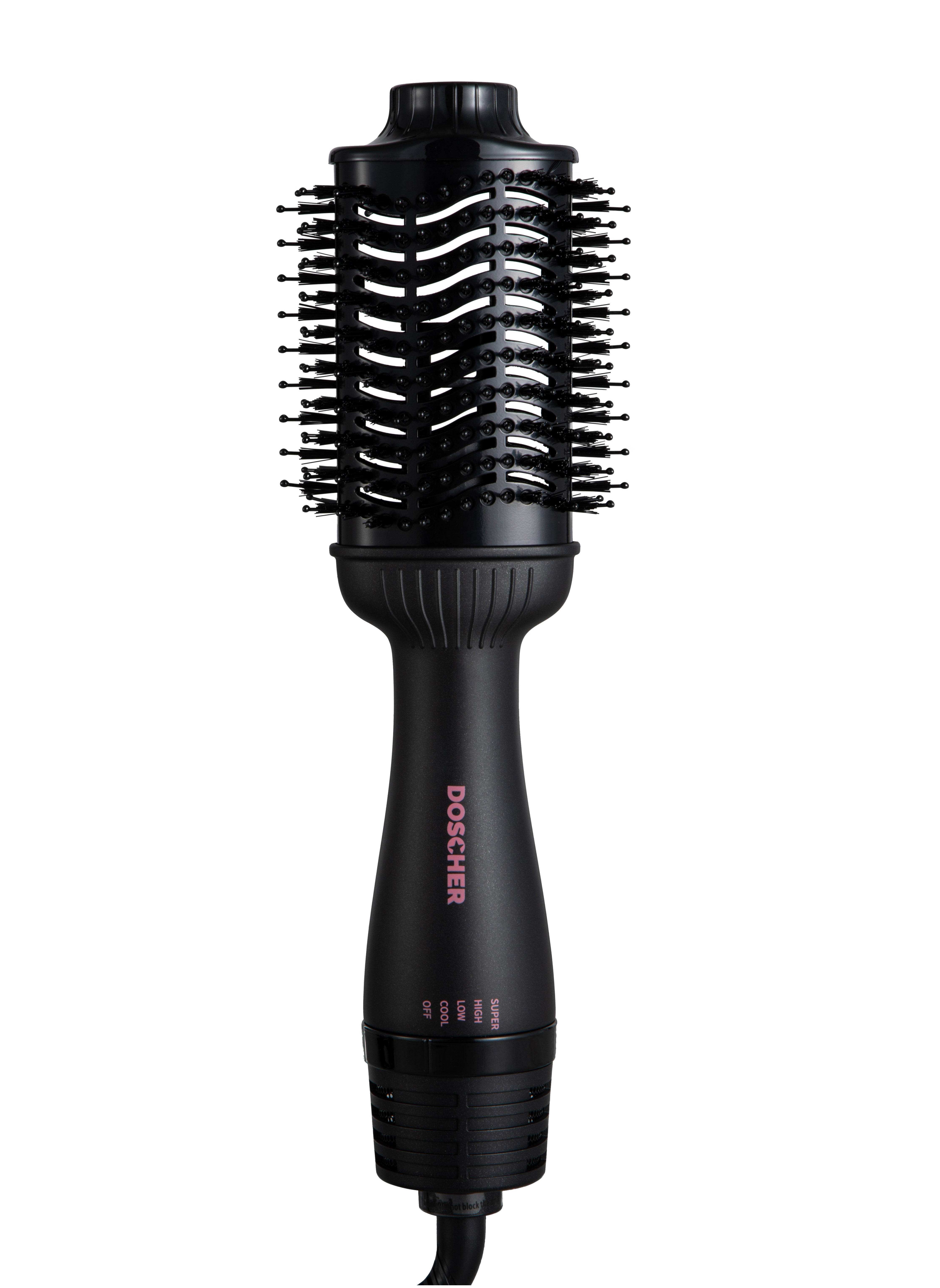 Hair Dryer Brush Blow Dryer Hair Dryer and Styler Hot Air Brush 4 in 1 Black Volumizer with Negative Ion 1600W 