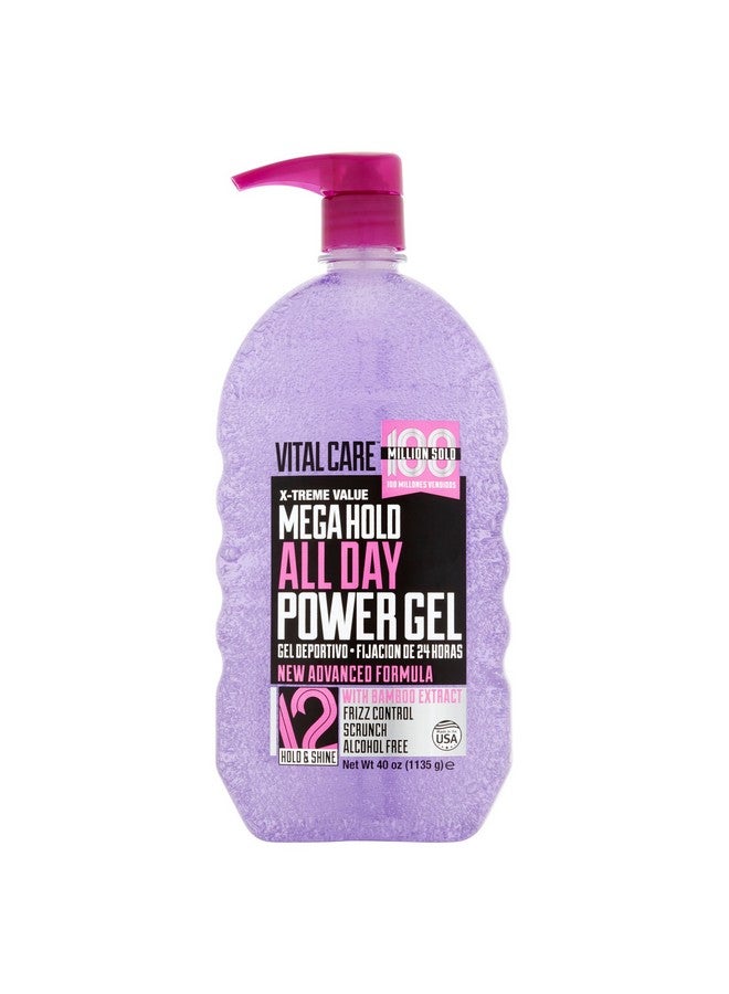 فيتال كير جل الشعر طوال اليوم (40 أونصة سائلة) منتج غني بالبروتين غير اللاصق وفيتامين ب5 للرجال والنساء