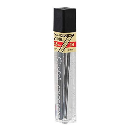 Pentel PENC5052B Lead,Refill.5MM,2B,12/TB - Image 2