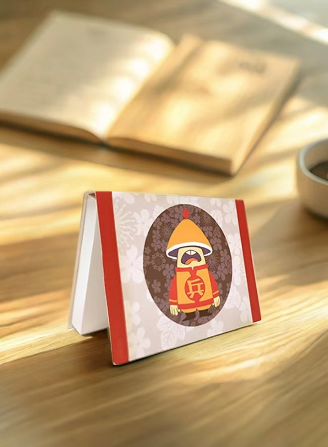 ملاحظات لاصقة بتصميم جندي، ملاحظات لاصقة بالصينية تعني "جندي" - Image 1