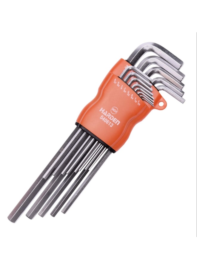 Harden 13-Piece Allen Key Set, Inch Longer Harden