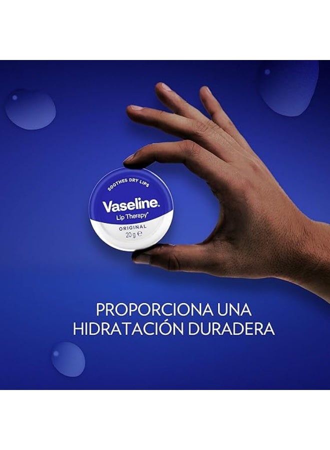 Vaseline Lip Therapy Petroleum Jelly Original for Men - Lip Balm 20g - Image 3