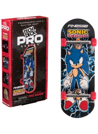 TECH DECK, Finesse X Sonic The Hedgehog Pro Series Finger Board with Storage Display, Built for Pros; Authentic Mini Skateboards, Kids Toys for Ages 6 and up - pzsku/Z23602DD92B3B5D6B447EZ/45/1749970992/570466ee-5886-4296-ac6d-46bf4b94f3e1