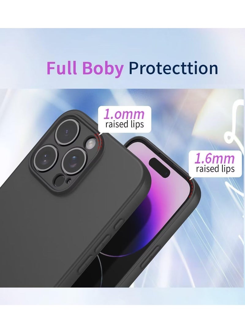 BORTONY Xiaomi Redmi 14C Case Cover Soft Silicone Liquid Gel Rubber Bumper Case with Camera Protection Hard Shell Shockproof Protective Cover for Xiaomi Redmi 14C - Image 2