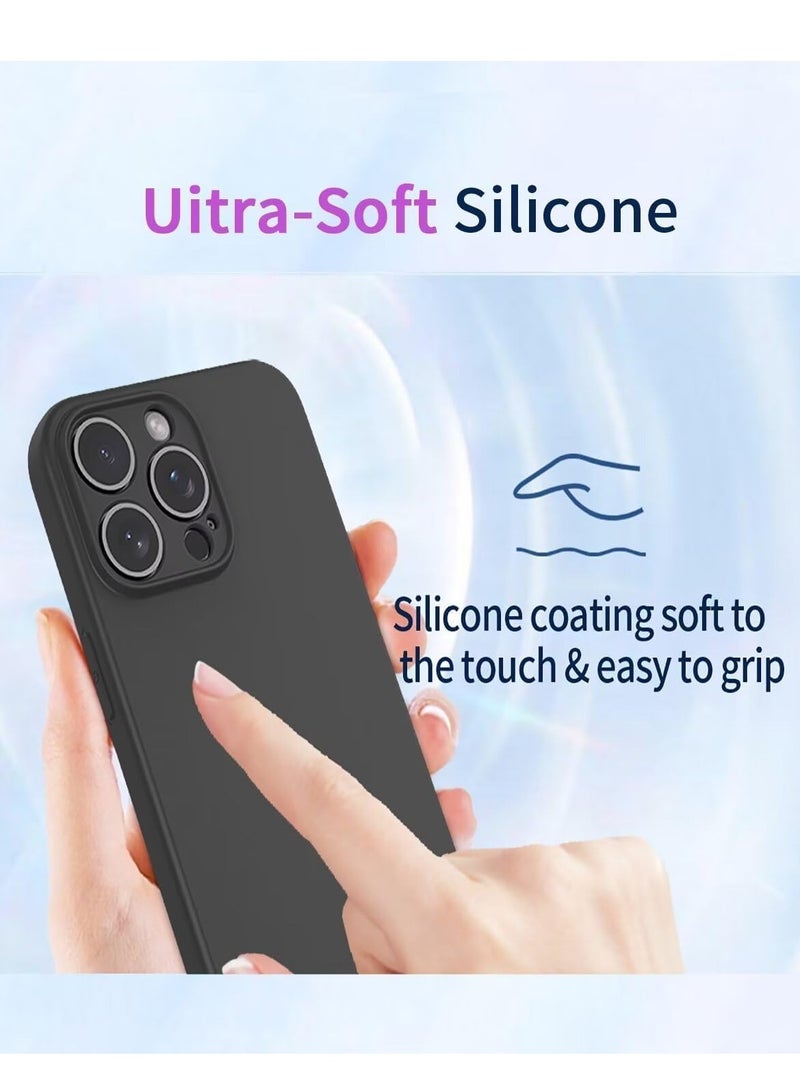 BORTONY Xiaomi Redmi 14C Case Cover Soft Silicone Liquid Gel Rubber Bumper Case with Camera Protection Hard Shell Shockproof Protective Cover for Xiaomi Redmi 14C - Image 3