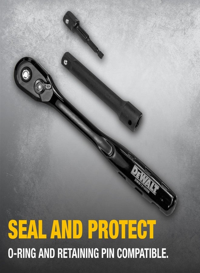 ديوالت طقم مقابس صدمات من دي والت مع سقاطة، متري/SAE، محرك 1/2 بوصة، مجموعة من 23 قطعة مع حقيبة (DWMT74739) - Image 4