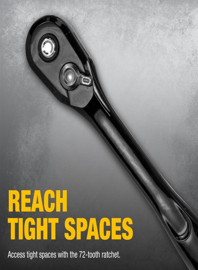 ديوالت طقم مقابس صدمات من دي والت مع سقاطة، متري/SAE، محرك 1/2 بوصة، مجموعة من 23 قطعة مع حقيبة (DWMT74739) - Image 3