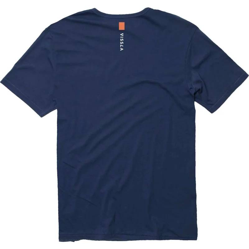 Vissla Heavy Sets Organic Cotton Tee Dark Denim