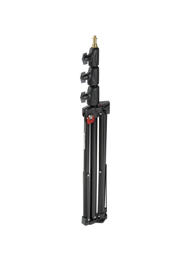 Manfrotto 1051BAC 83" Air Cushioned Aluminum Mini Compact Stand with 4-Sections & 3 Risers, Black  - Image 2