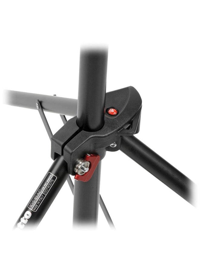 Manfrotto 1051BAC 83" Air Cushioned Aluminum Mini Compact Stand with 4-Sections & 3 Risers, Black  - Image 4