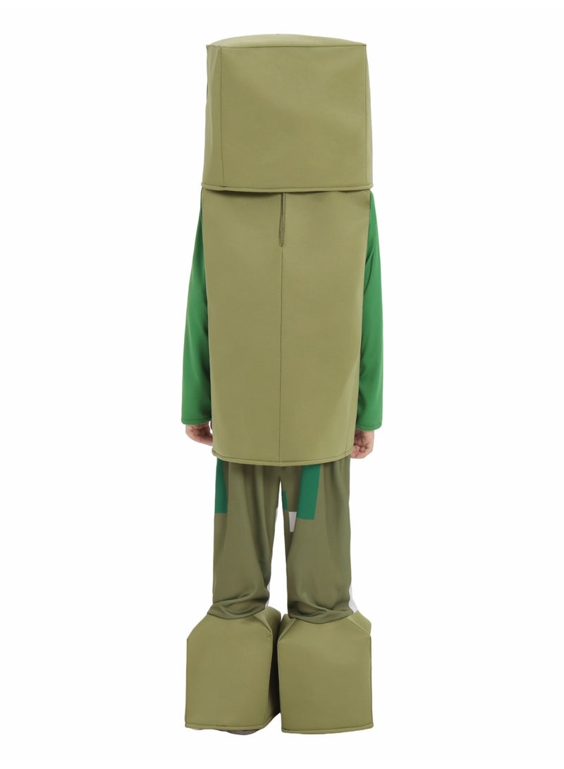 ماين كرافت تنكر الأطفال اللباس الزاحف تأثيري المرحلة ازياء الأطفال ازياء - Image 4