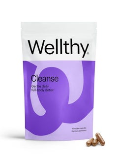 Gentle Detox Cleanse (1 Month Supply), Bloating Relief, Weight Loss Colon Cleanser, Flatten Your Stomach & Waist Line, Gut Support, Water Loss Pills