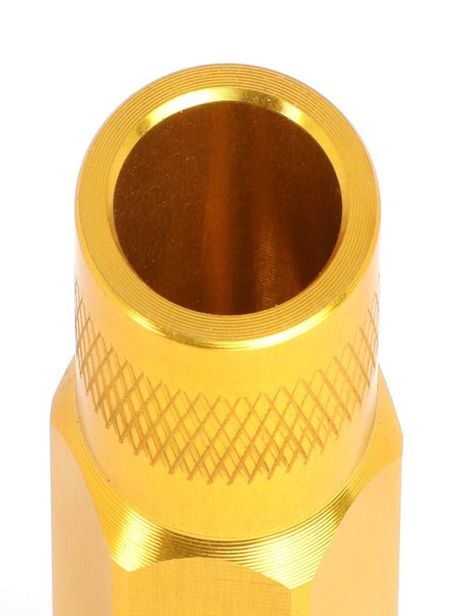 J2 Engineering صواميل عجلات J2 Engineering 7075 من الألومنيوم الأسود، مقاس M12 × 1.5، 20 قطعة، طول 50 مم، ذات رأس مُخَرَّش مع محول. - Image 5