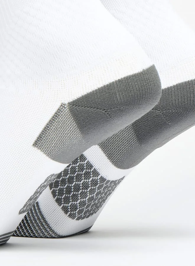 Kappa Men's Textured Crew Length Performance Socks