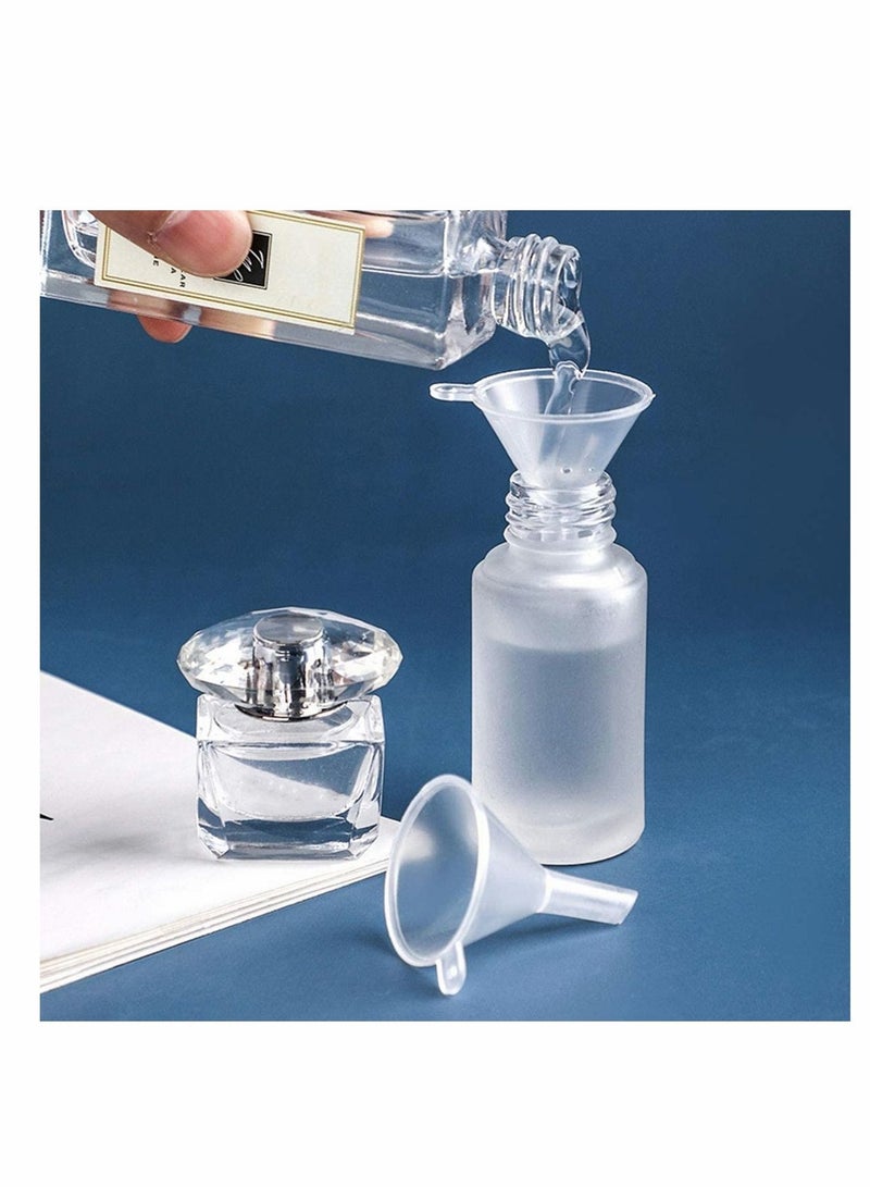 SYOSI Mini Funnel,Mini Clear Plastic Funnels,Multi-Purpose Funnels, Tiny Funnel for Bottle Filling, Perfumes, Essential Oils, Science Laboratory Chemicals(50 Pcs) - Image 5